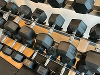 Complete halterset tunturi 8-30kg + rack bodytone - afbeelding 10 van  12