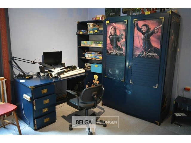 Complete kinderkamer blauw - afbeelding 1 van  5