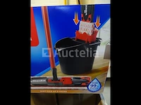 Complete set - microvezel vlakmop + emmer met vileda ultramax power press 2in1 - afbeelding 2 van  2