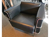 Complete set: lederen design-salon, in pedrali-stijl - afbeelding 4 van  7