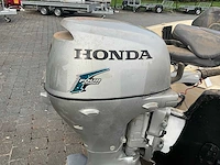 Complete vissersboot met honda buitenboordmotor + trailer (vaarklaar) - afbeelding 7 van  28
