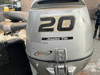 Complete vissersboot met honda buitenboordmotor + trailer (vaarklaar) - afbeelding 8 van  28