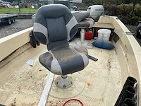 Complete vissersboot met honda buitenboordmotor + trailer (vaarklaar) - afbeelding 11 van  28