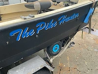 Complete vissersboot met honda buitenboordmotor + trailer (vaarklaar) - afbeelding 20 van  28