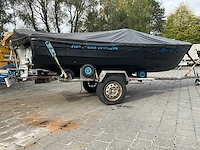 Complete vissersboot met honda buitenboordmotor + trailer (vaarklaar) - afbeelding 26 van  28