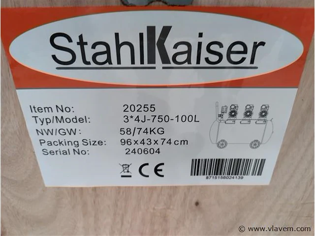 Compressor 100 liter - afbeelding 3 van  11