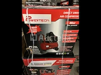 Compressor 25 liter powertech pt-25l - afbeelding 2 van  3