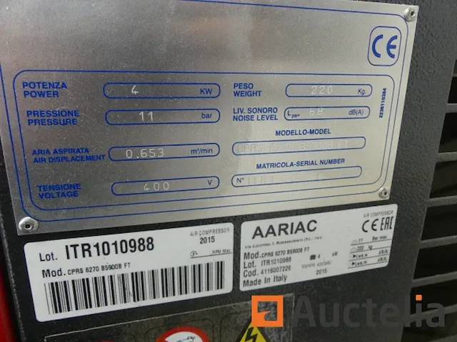 Compressor aariac cprs 6270 b5900b ft - afbeelding 1 van  10