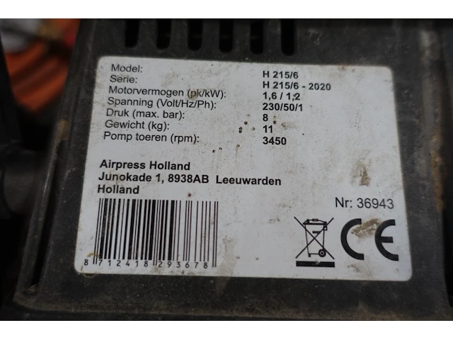 Compressor airpress - afbeelding 3 van  3