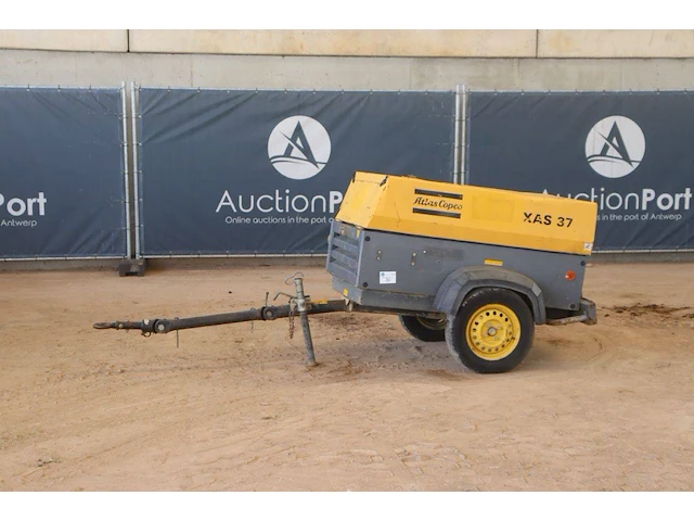 Compressor atlas copco xas37 diesel 18.5kw 2007 - afbeelding 1 van  1