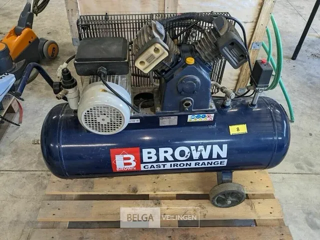 Compressor brown type kg100400m 8bar 100l - afbeelding 2 van  3