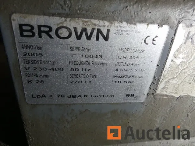 Compressor bruin cr 305+s - afbeelding 4 van  5