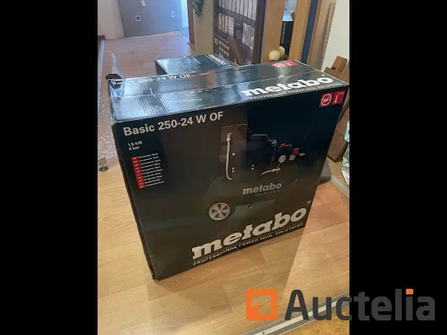 Compressor compacte op wielen metabo basic 250-24 w of - afbeelding 1 van  2