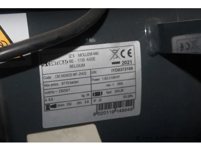 Compressor contimac - afbeelding 2 van  2
