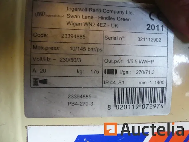 Compressor ingersoll-rand - afbeelding 5 van  7