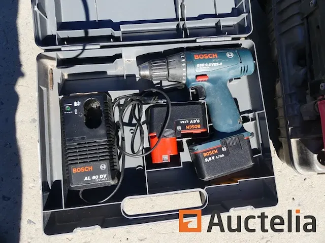 Compressor leonardo air brown laptop, bosch gsr 9.6 ves-2 boormachine - afbeelding 1 van  5