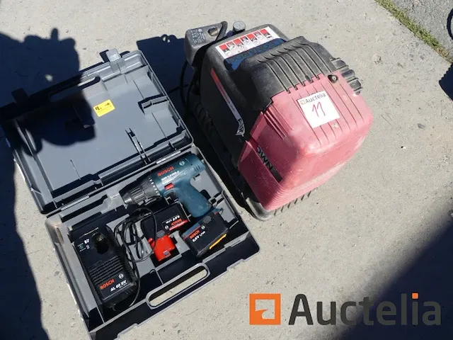 Compressor leonardo air brown laptop, bosch gsr 9.6 ves-2 boormachine - afbeelding 5 van  5
