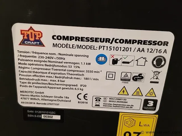 Compressor - afbeelding 2 van  2