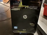 Computer hp compleet met 3 schermen, toetsenbord en muis en luidsprekers - afbeelding 2 van  7