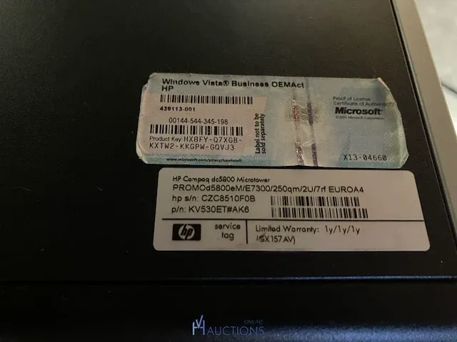 Computer hp compleet met scherm samsung, toetsenbord dell en muis - afbeelding 3 van  5