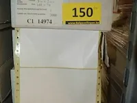 Computer labels 4 dozen 149x74mm 4x2000 c1 14974