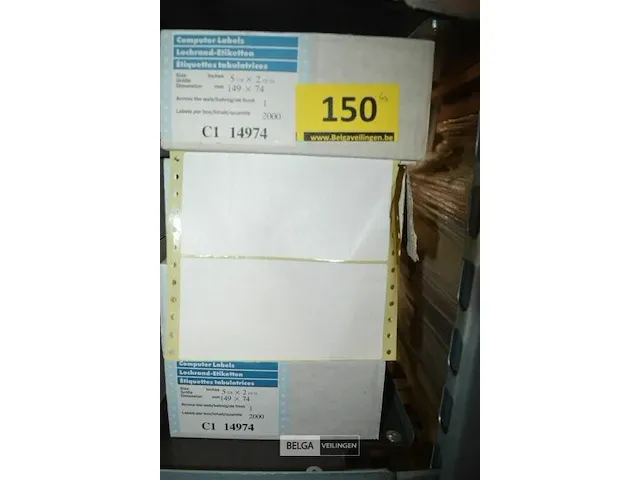 Computer labels 4 dozen 149x74mm 4x2000 c1 14974 - afbeelding 2 van  2
