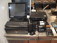 Computerkassa met touchscreen, toetsenbord, muis, geldlade, speakers, etiketprinter, printer epson xp2200, 2 betaalterminals - afbeelding 2 van  7