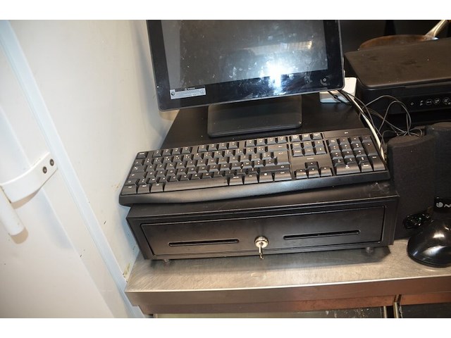 Computerkassa met touchscreen, toetsenbord, muis, geldlade, speakers, etiketprinter, printer epson xp2200, 2 betaalterminals - afbeelding 5 van  7