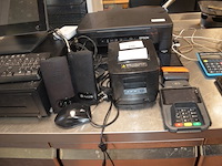 Computerkassa met touchscreen, toetsenbord, muis, geldlade, speakers, etiketprinter, printer epson xp2200, 2 betaalterminals - afbeelding 6 van  7