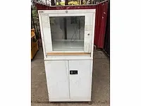 Computerkast ip65 met onderkast incl lade en toetsenbord-muis lade en schermkast incl stopcontacten - afbeelding 4 van  8