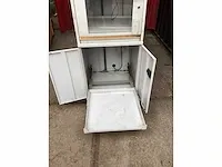 Computerkast ip65 met onderkast incl lade en toetsenbord-muis lade en schermkast incl stopcontacten - afbeelding 7 van  8