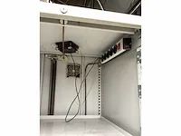 Computerkast ip65 met onderkast incl lade en toetsenbord-muis lade en schermkast incl stopcontacten - afbeelding 8 van  8