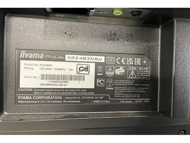 Computerscherm iiyama - afbeelding 2 van  2