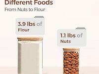 Comsaf glazen voedselcontainers (2 stuks) - afbeelding 4 van  5