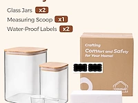 Comsaf glazen voedselcontainers (2 stuks) - afbeelding 3 van  5