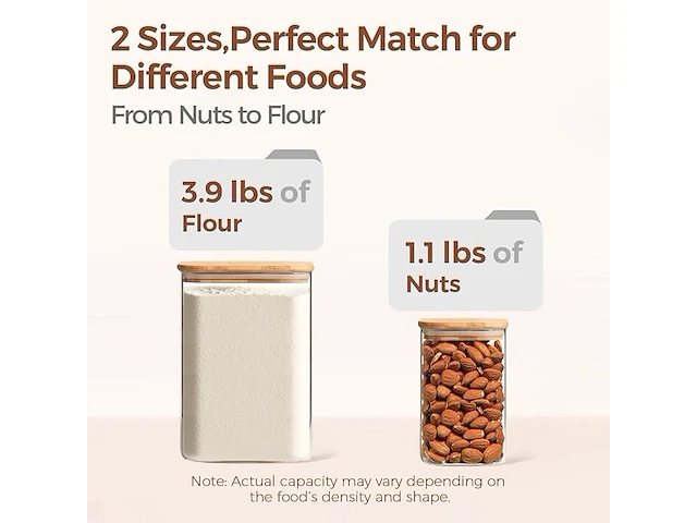 Comsaf glazen voedselcontainers (2 stuks) - afbeelding 4 van  5