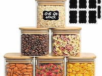 Comsaf glazen voorraadpot (set van 6) - afbeelding 1 van  5