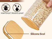 Comsaf glazen voorraadpot (set van 6) - afbeelding 4 van  5