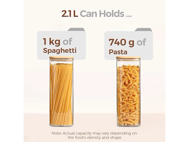 Comsaf glazen voorraadpotten - afbeelding 3 van  4