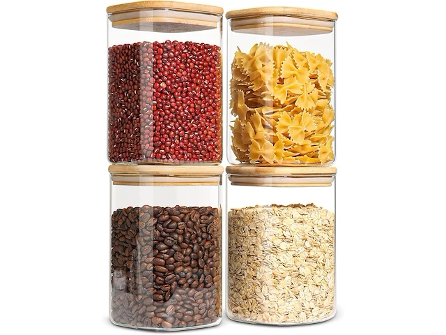 Comsaf voorraadpotten (4 stuks, 1100ml) - afbeelding 1 van  5