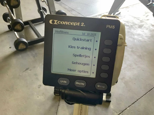 Concept 2 - model e - pm5 - rowing trainer - afbeelding 3 van  6