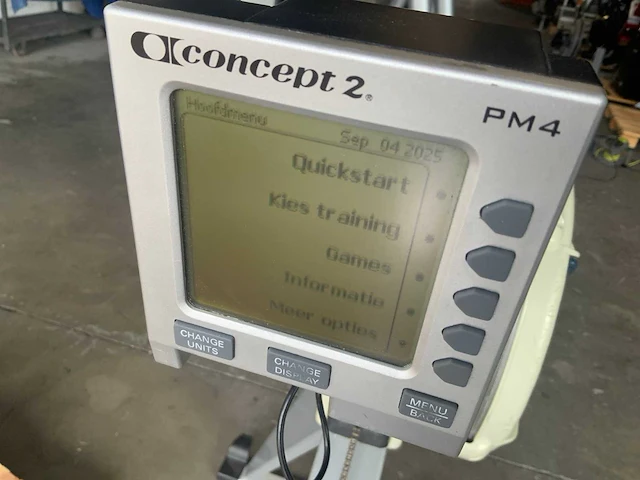 Concept 2 model e pm4 roeitrainer - afbeelding 5 van  6
