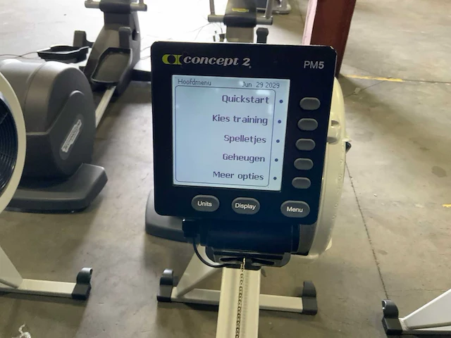 Concept 2 model e pm5 roeitrainer - afbeelding 4 van  6