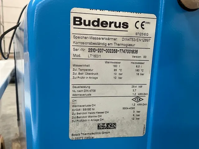 Condensatie stookolieketel set buderus logano gb125 - afbeelding 2 van  13