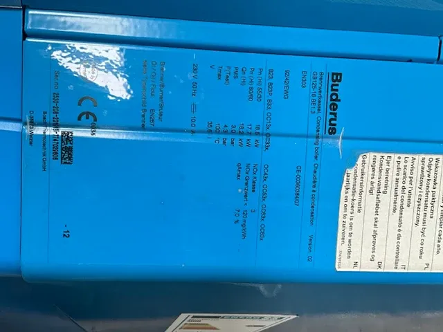 Condensatie stookolieketel set buderus logano gb125 - afbeelding 11 van  13