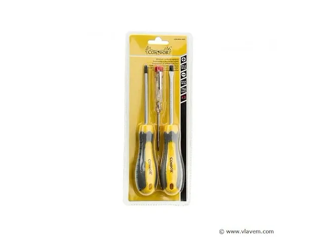 Condor schroevendraaierset 3-delig - afbeelding 1 van  1