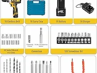Conentool 18 v accuschroevendraaierset - afbeelding 2 van  2