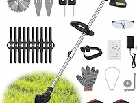 Conentool 600 w accu grastrimmer met 2 x 2000 mah accu - afbeelding 1 van  5
