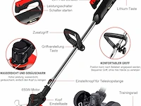 Conentool 600 w accu grastrimmer - afbeelding 2 van  4