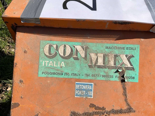Conmix poker betonmixer - afbeelding 4 van  5